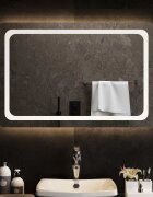 vidaXL LED огледало за баня 90x60 см
