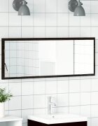 vidaXL LED огледало за баня Черния дъб 100 x 85 x 37 см Стъкло