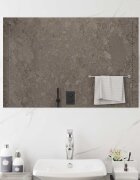 vidaXL LED огледало за баня Прозрачен 90 x 60 cm закалено стъкло