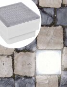 vidaXL LED осветителни тела за вграждане в земя 12 бр 100x100x68 мм