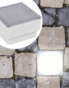 vidaXL LED осветителни тела за вграждане в земя 6 бр 100x100x68 мм