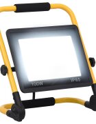 vidaXL LED прожектор с дръжка 100 W студено бяло