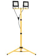 vidaXL LED прожектор със статив 2x50 W студено бяло