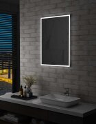 vidaXL LED стенно огледало за баня 60x80 см