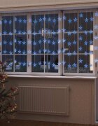 vidaXL LED завеса от светещи звезди 500 LED синя 8 режима