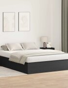 vidaXL Легло с място за съхранение с врата Черния дъб 140 x 200 cm