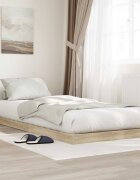 vidaXL Леглово дъно Сонома 80 x 200 cm Инженерна дървесина