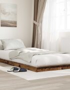 vidaXL Леглово дъно Старо дърво 80 x 200 cm Инженерна дървесина