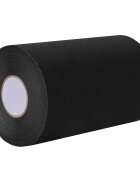 vidaXL Лепеща лента за изкуствена трева Черно 15 см x 20 м