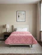 vidaXL Летен юрган 140 x 220 cm Лято Розово Дишащo