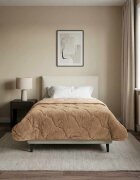 vidaXL Летен юрган 140 x 220 cm Лято Таупе Дишащo