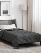 vidaXL Летен юрган 200 x 140 cm Лято 200 гсм Антрацит