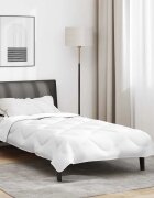 vidaXL Летен юрган 200 x 155 x 3 см Лято Полиестер Бяло Дишащo