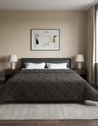 vidaXL Летен юрган 200 x 220 cm Лято Антрацит Дишащo