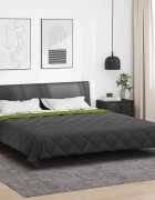 vidaXL Летен юрган 220 x 240 cm Лято 200 гсм Зелен и антрацит