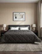 vidaXL Летен юрган 220 x 240 cm Лято Антрацит Дишащo