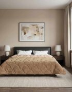 vidaXL Летен юрган 220 x 240 cm Лято Таупе Дишащo
