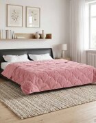 vidaXL Летен юрган 220 x 260 cm Лято Розово Дишащo