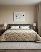vidaXL Летен юрган 220 x 260 cm Лято Светлосиво Дишащo