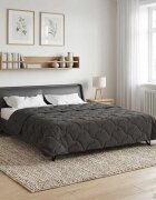 vidaXL Летен юрган 240 х 260 см Лято Антрацит Дишащo