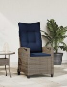 vidaXL Лежанка за градина 56 x 60 x 112 см стомана