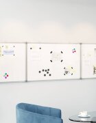 vidaXL Магнитна бяла дъска сгъваема 160x60x17 см алуминий