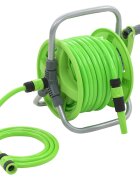 vidaXL Макара за маркуч 20+2 м