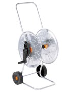 vidaXL Макара за маркуч тип количка за 60 м 1/2" маркуч стомана