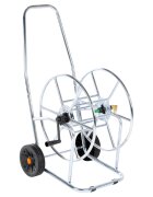 vidaXL Макара за маркуч тип количка за 80 м 3/4" маркуч стомана