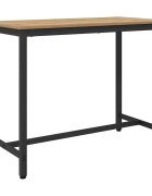 vidaXL Маса Дъб 100 x 50 x 765 см Инженерна дървесина и стомана
