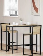 vidaXL Маса Сонома дъб 100 x 50 x 905 см