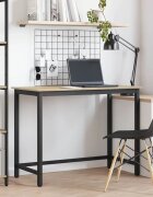vidaXL Маса Сонома дъб 80 x 50 x 765 см Инженерна дървесина и стомана