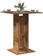 vidaXL Маса за бистро от старо дърво 60x60x75 cm Инженерна дървесина