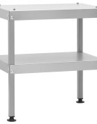 vidaXL Маса за фурна опушвач 40x28x445 см поцинкована стомана