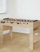vidaXL Маса за фуутбол Сонома дъб 125 x 605 x 80 см