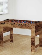 vidaXL Маса за фуутбол Старо дърво 125 x 605 x 80 см