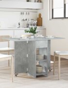 vidaXL Маса за хранене 115 x 70 x 75 см Инженерна дървесина