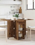 vidaXL Маса за хранене 115 x 70 x 75 см Инженерна дървесина