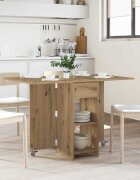 vidaXL Маса за хранене 115 x 70 x 75 см Инженерна дървесина