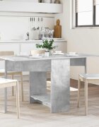 vidaXL Маса за хранене 138 x 70 x 735 см Инженерна дървесина