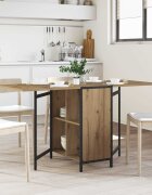 vidaXL Маса за хранене 144 x 60 x 75 см Инженерна дървесина
