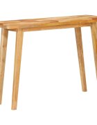 vidaXL Маса за хранене Естествен 100 x 35 x 75 см