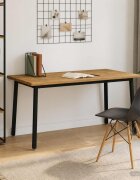 vidaXL Маса за хранене с жив ръб 160 x 70 x 75 см Бяло