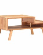 vidaXL Маса за кафе 100x50x45 см акациево дърво масив