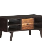 vidaXL Маса за кафе 100x50x45 см регенерирано дърво масив