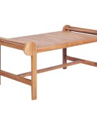vidaXL Маса за кафе 100x50x45 см тиково дърво масив