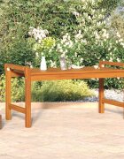 vidaXL Маса за кафе 100x50x50 см акациево дърво масив