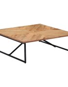 vidaXL Маса за кафе 110x110x36 см акациево дърво масив