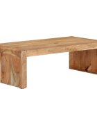 vidaXL Маса за кафе 110x55x35 см акация масив
