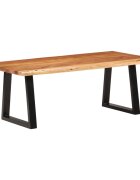 vidaXL Маса за кафе 110x55x40 см акация масив